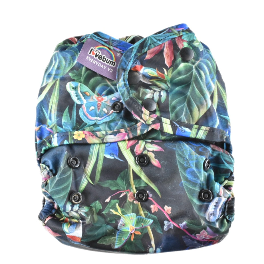 Everyday V2 Hemp and Bamboo All-in-One Reusable Cloth Nappy