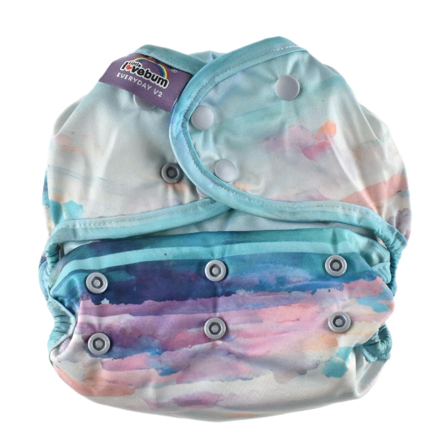 Everyday V2 Hemp and Bamboo All-in-One Reusable Cloth Nappy