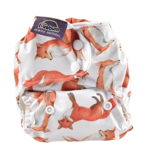 Newbie Natural Organic Cotton All-in-One Newborn Reusable Nappy