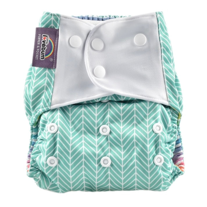 Popper & Pocket V3 Reusable Cloth Nappy