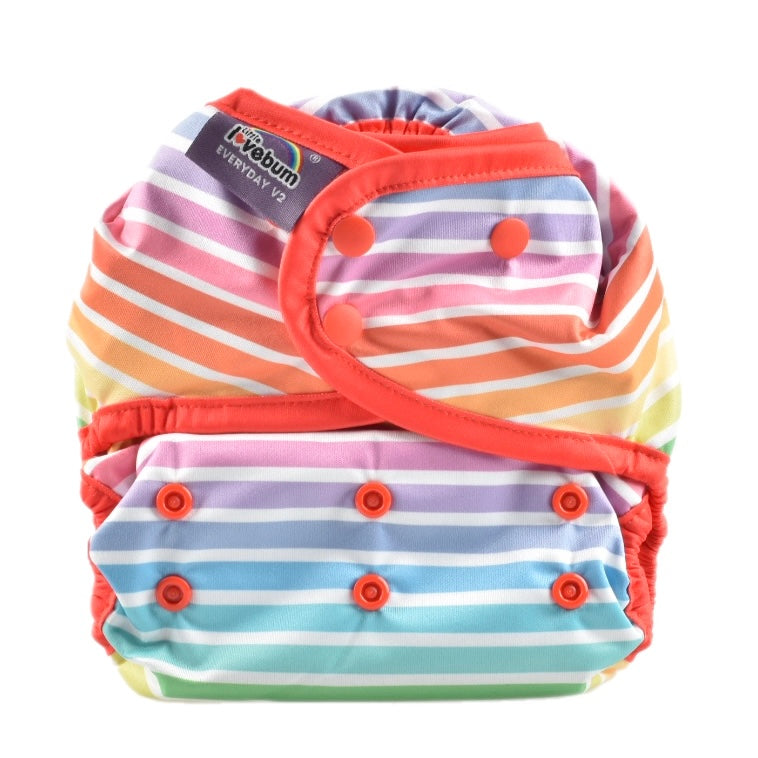 Everyday V2 Hemp and Bamboo All-in-One Reusable Cloth Nappy