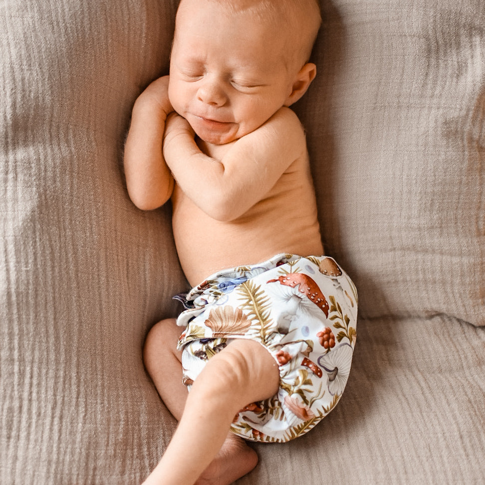 Newbie Natural Organic Cotton All-in-One Newborn Reusable Nappy