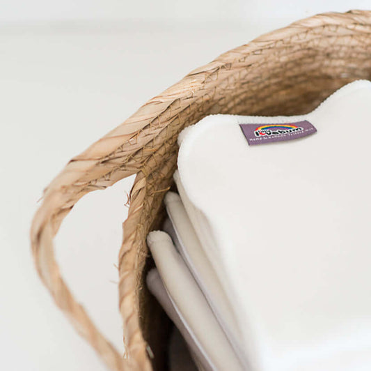 Little Lovebum Hemp & Bamboo Trifold for Real Cloth Nappies Diaper Liners Size: Small, Medium/Large