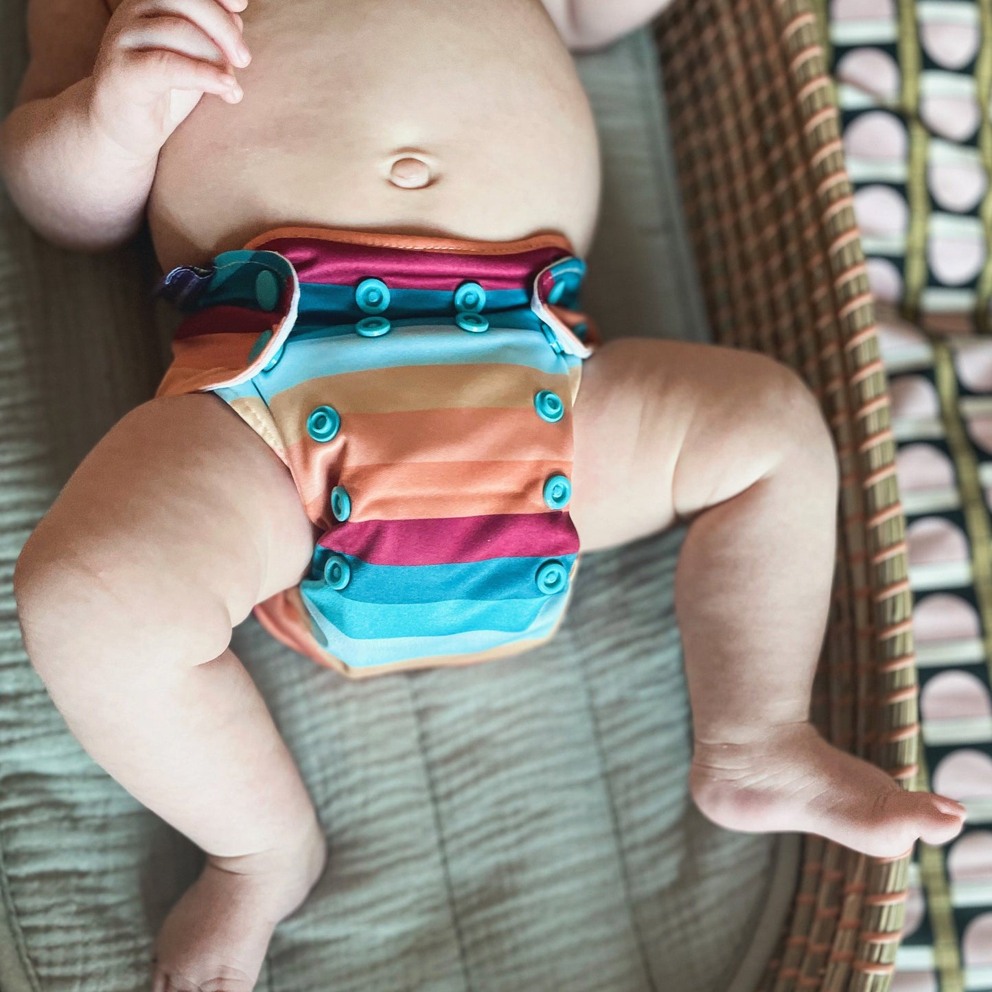 Newbie Natural Organic Cotton All-in-One Reusable Nappy
