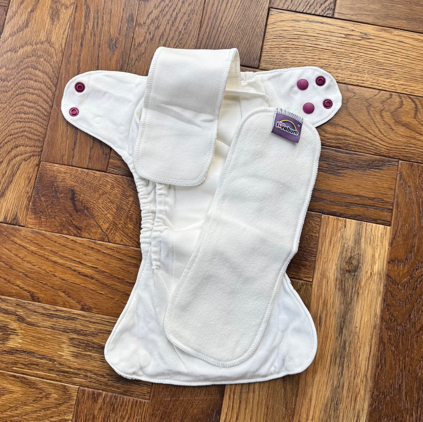 Newbie Natural Organic Cotton All-in-One Newborn Reusable Nappy