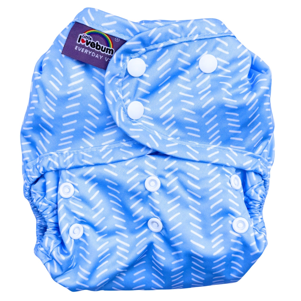 Everyday V2 Hemp and Bamboo All-in-One Reusable Cloth Nappy