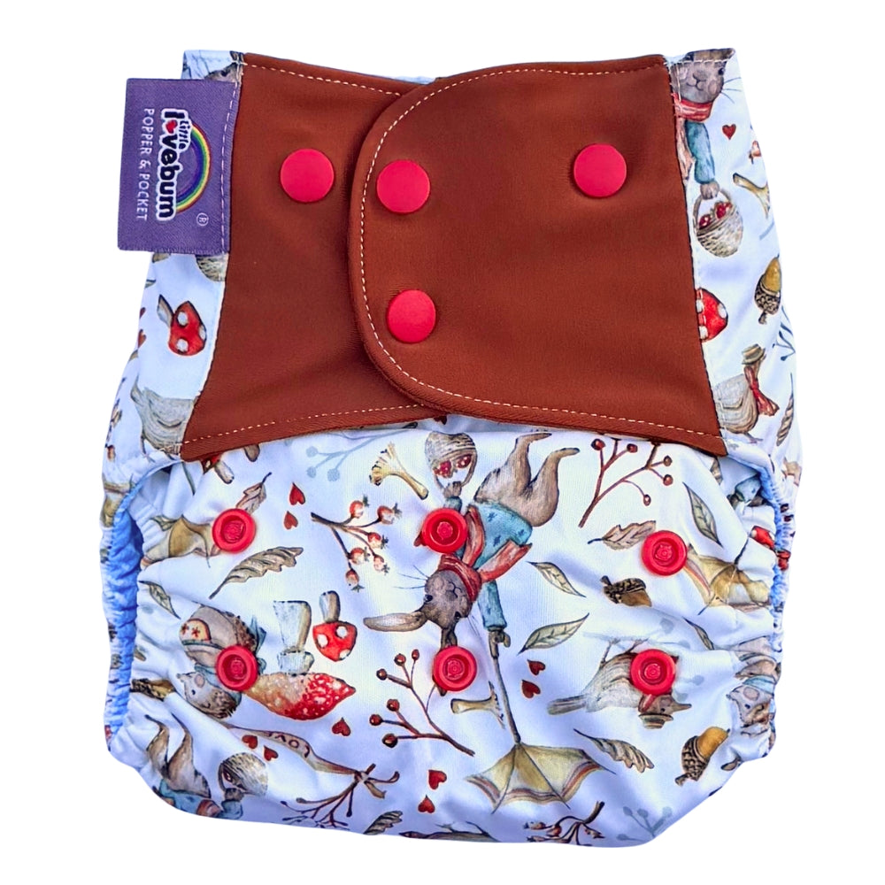 Popper & Pocket V3 Reusable Cloth Nappy