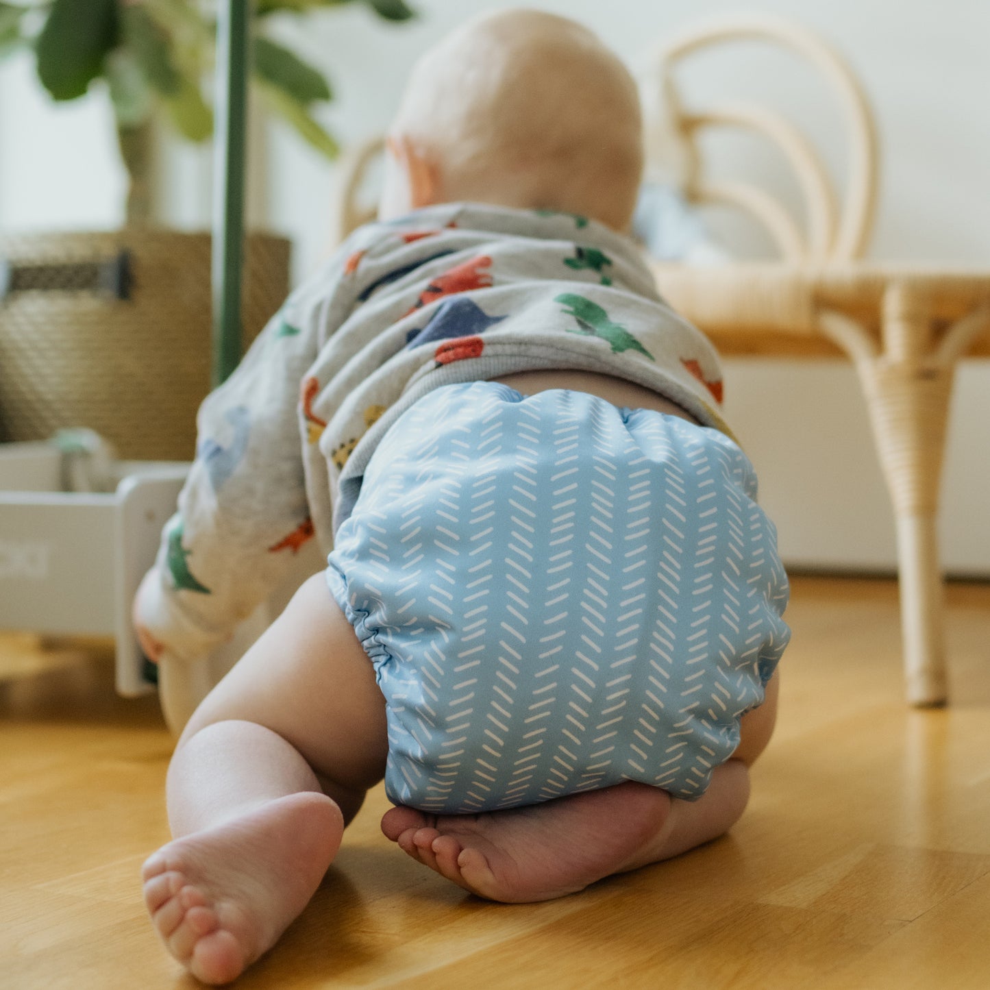 Everyday V2 Hemp and Bamboo All-in-One Reusable Cloth Nappy