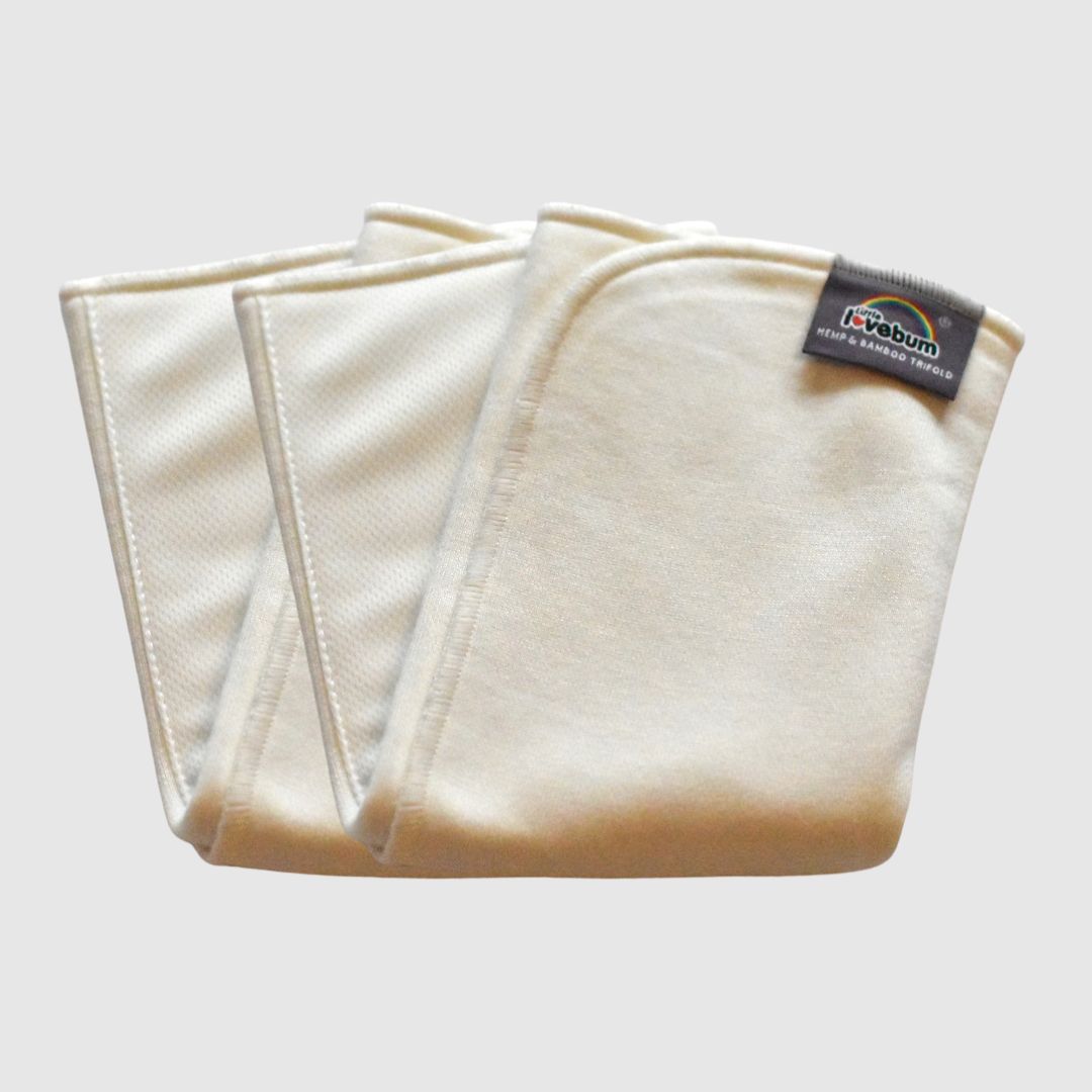 Trifold Cloth Nappy Inserts
