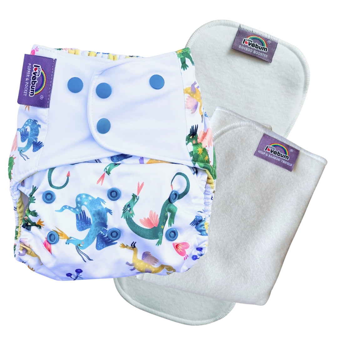 Popper & Pocket V3 Reusable Cloth Nappy