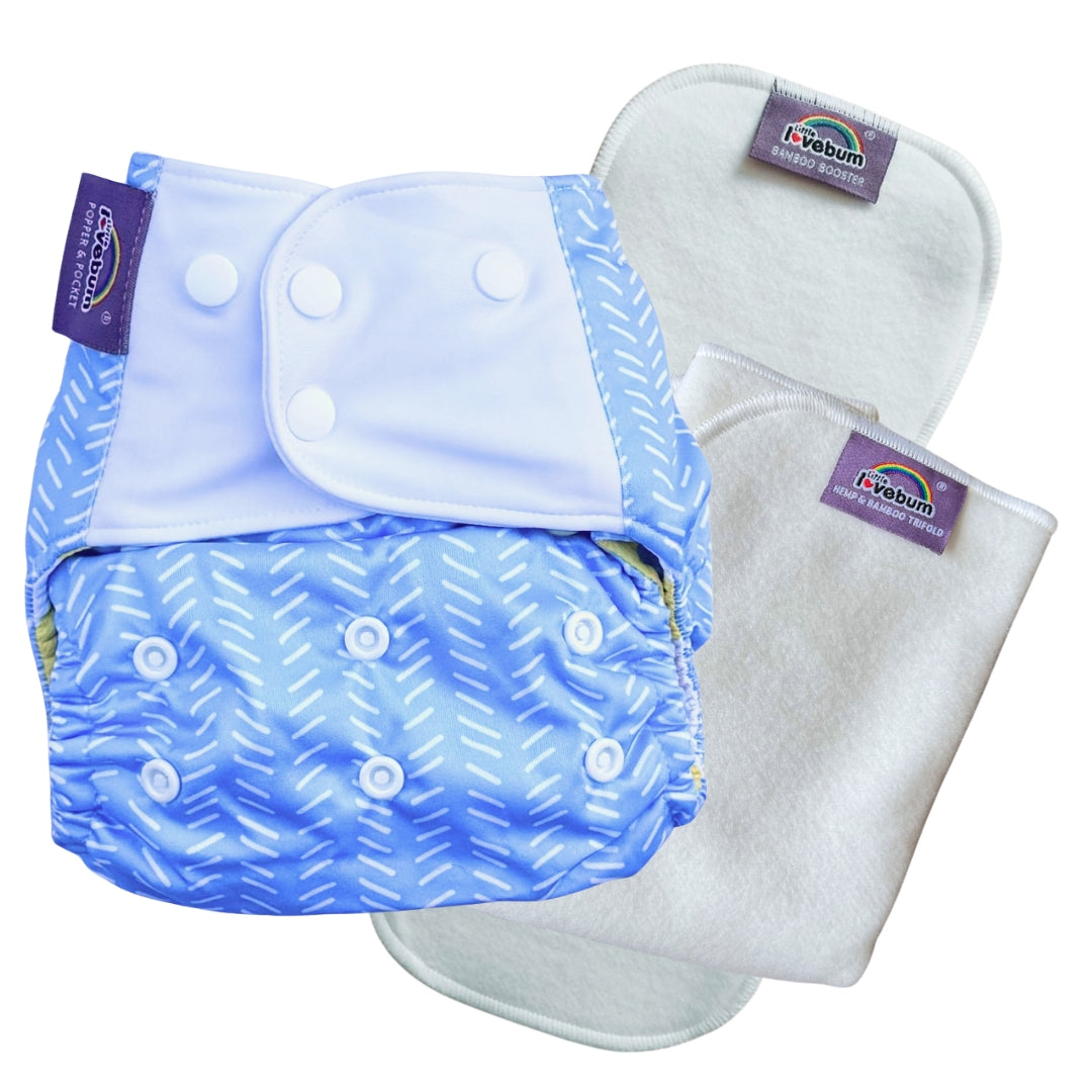 Popper & Pocket V3 Reusable Cloth Nappy