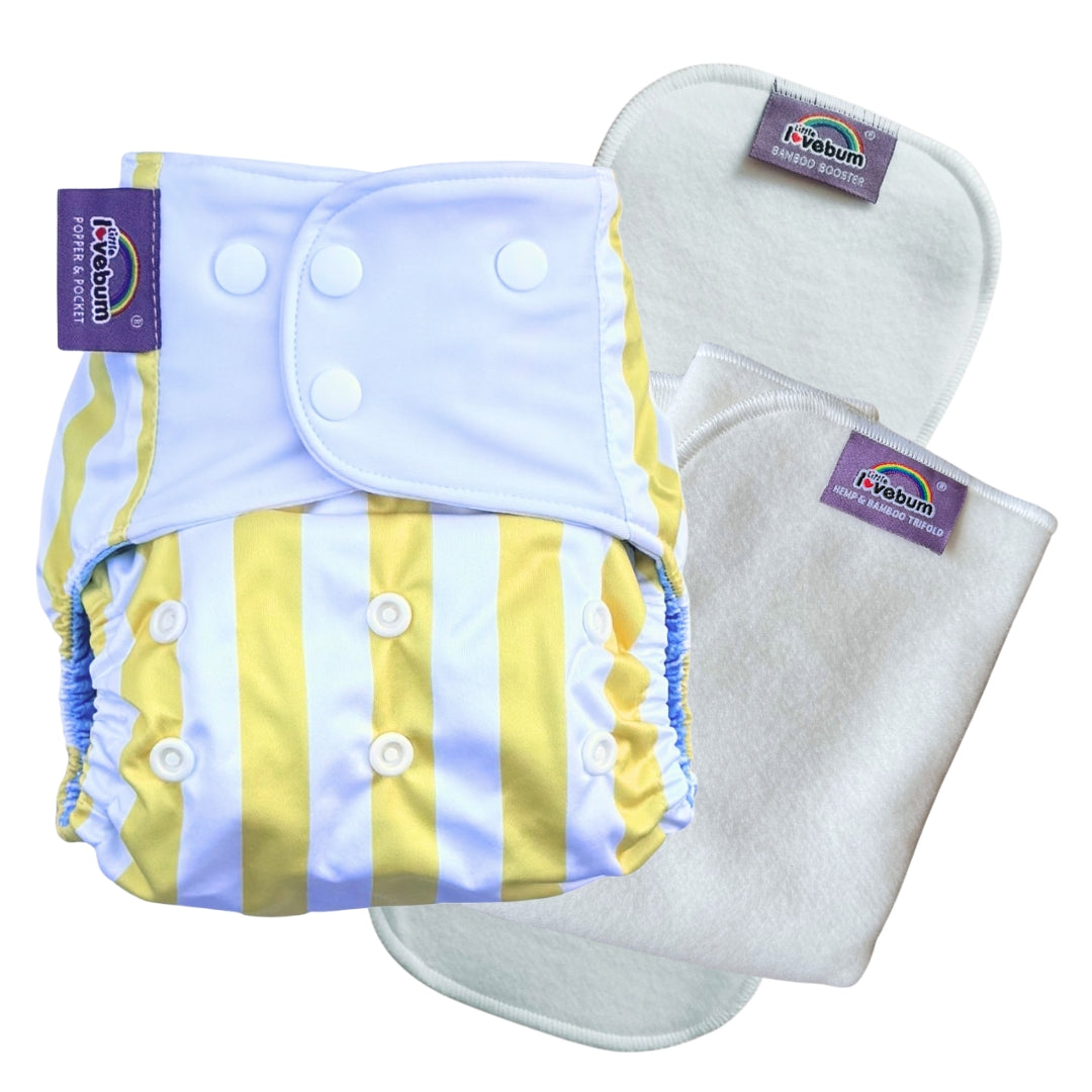 Popper & Pocket V3 Reusable Cloth Nappy