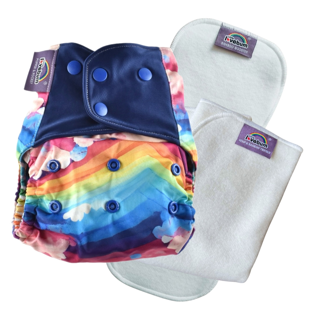 Popper & Pocket V3 Reusable Cloth Nappy