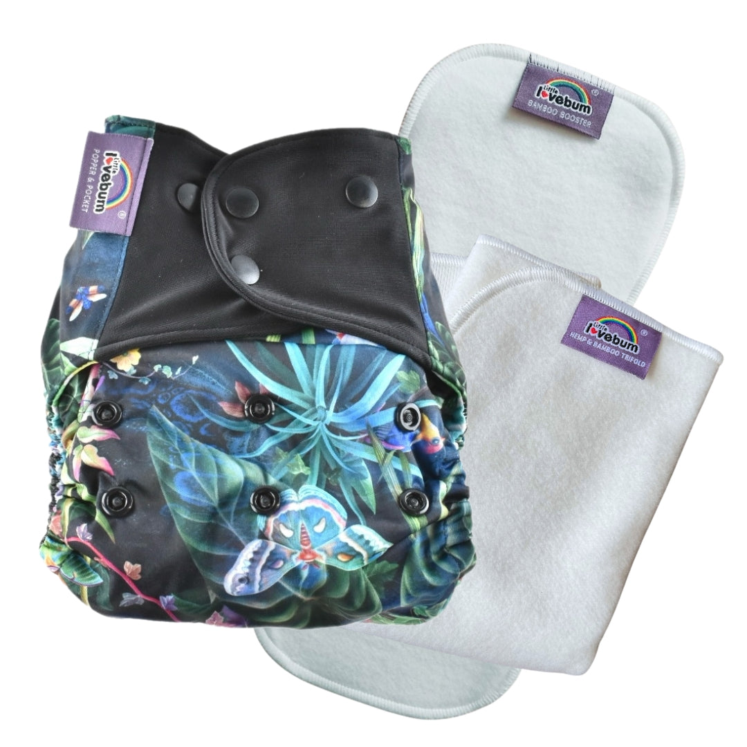 Popper & Pocket V3 Reusable Cloth Nappy
