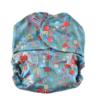 Everyday V2 Hemp and Bamboo All-in-One Reusable Cloth Nappy