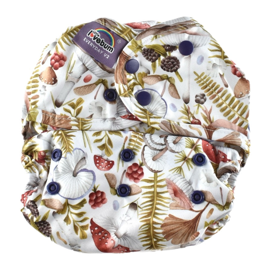 Everyday V2 Hemp and Bamboo All-in-One Reusable Cloth Nappy