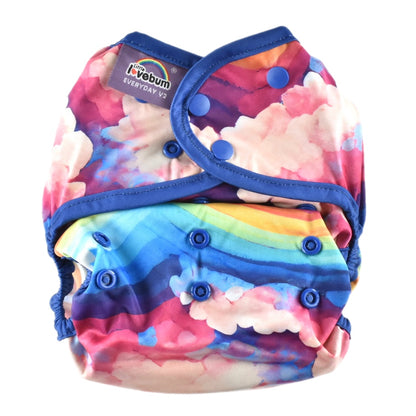 Everyday V2 Hemp and Bamboo All-in-One Reusable Cloth Nappy