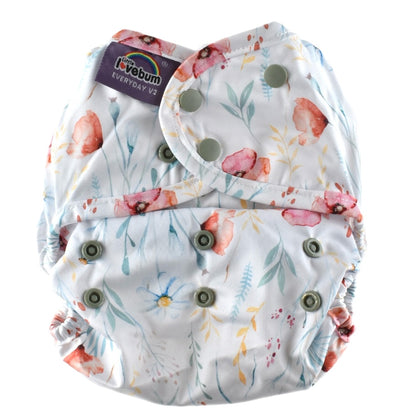 Everyday V2 Hemp and Bamboo All-in-One Reusable Cloth Nappy