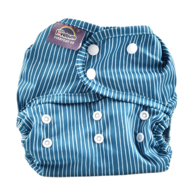 Everyday V2 Hemp and Bamboo All-in-One Reusable Cloth Nappy