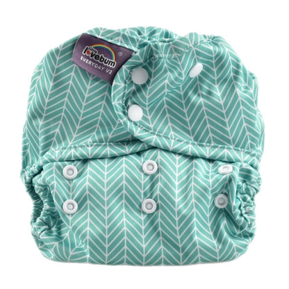 Everyday V2 Hemp and Bamboo All-in-One Reusable Cloth Nappy