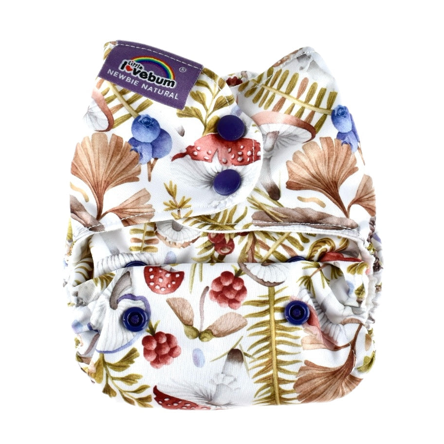 Newbie Natural Organic Cotton All-in-One Newborn Reusable Nappy