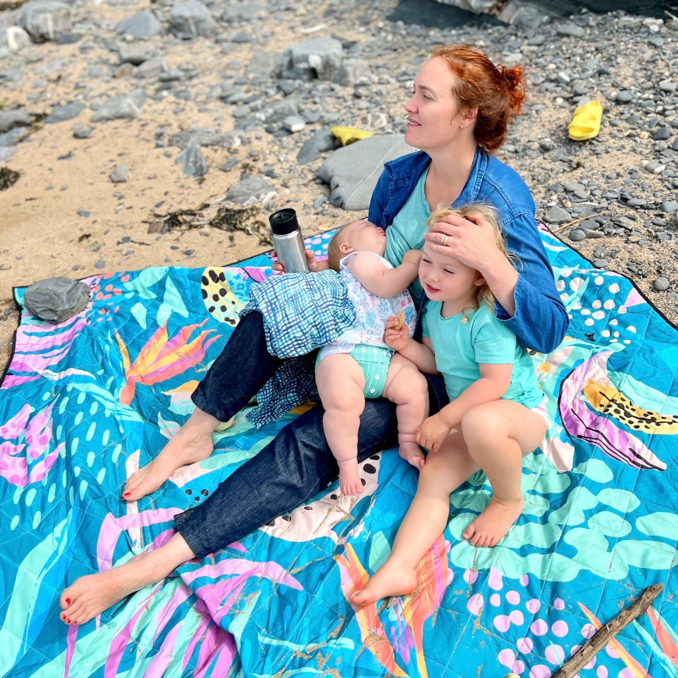 Cushioned sale picnic blanket