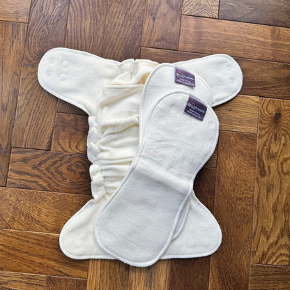 Hemp Fitted Nighttime Cloth Nappy - Nox