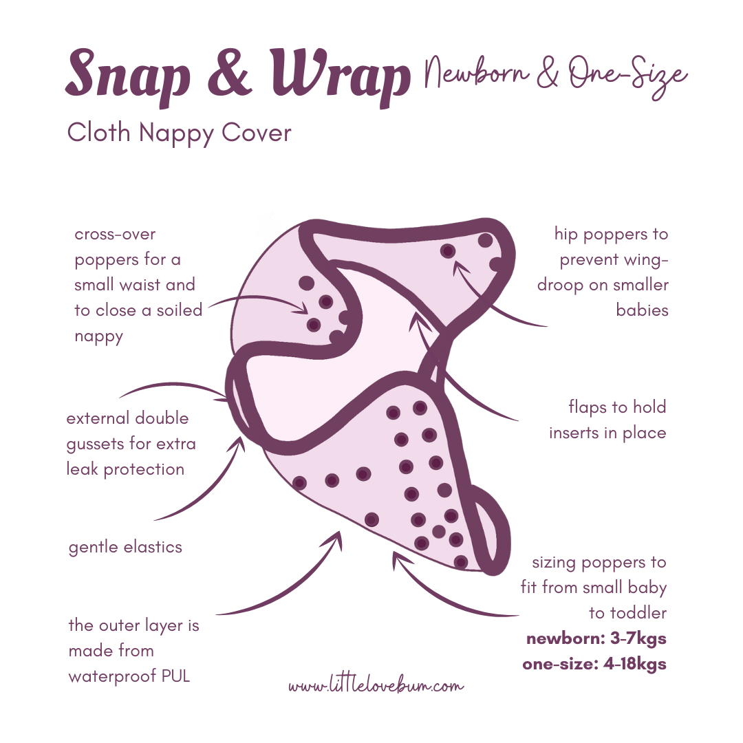 Snap & Wrap Max Cloth Nappy Cover